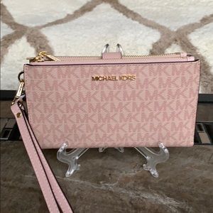 MICHAEL KORS LG DOUBLE ZIP WRISTLET BALLET
